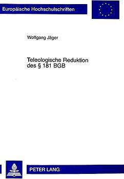 Teleologische Reduktion des § 181 BGB
