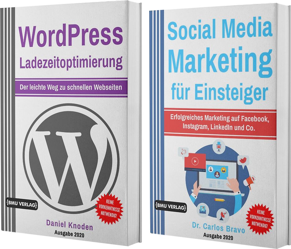 WordPress Ladezeitoptimierung für Einsteiger + Social Media Marketing für Einsteiger (Taschenbuch)