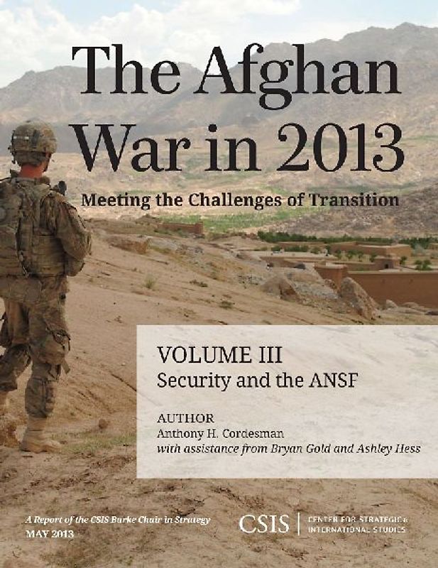 The Afghan War in 2013