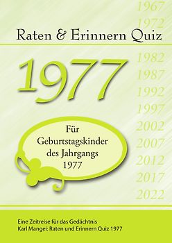 Raten und Erinnern Quiz 1977