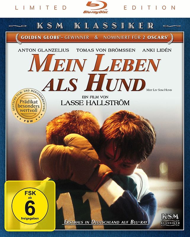 Mein Leben als Hund (KSM Klassiker inkl. Booklet) [Prädikat: Besonders Wertvoll] (Blu-ray) Blu-ray Disc