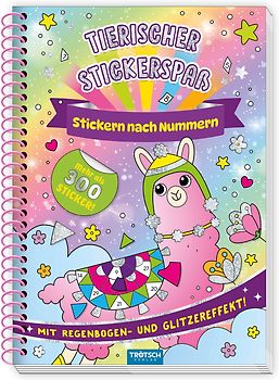 Trötsch Beschäftigungsbuch Stickerbuch Tierischer Stickerspaß