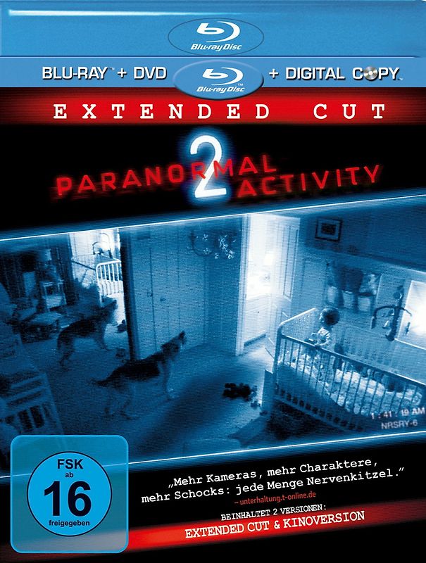Paranormal Activity 2 Extended Version Blu-ray Disc