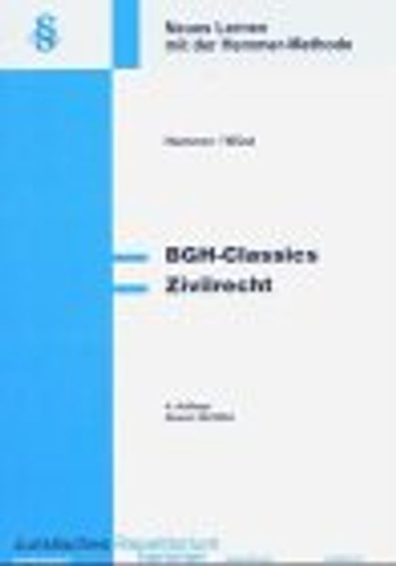 BGH-Classics Zivilrecht