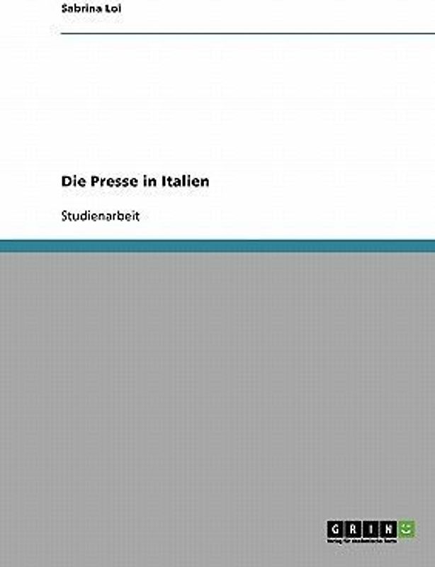 Die Presse in Italien