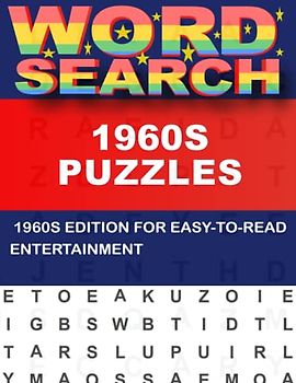 1960s Word Search Puzzles For Adults: Supersized Edition for a Fun Challenge