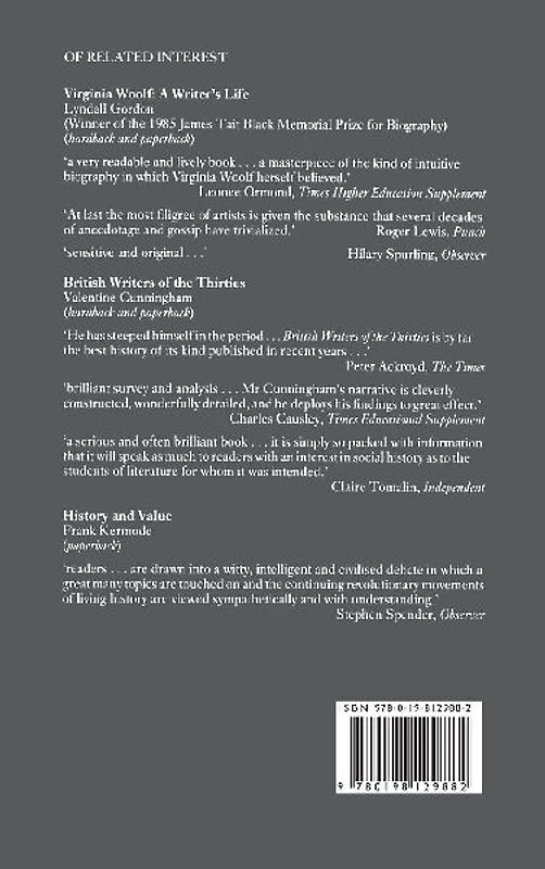 VIRGINIA WOOLF & LIT ENGLISH REN C