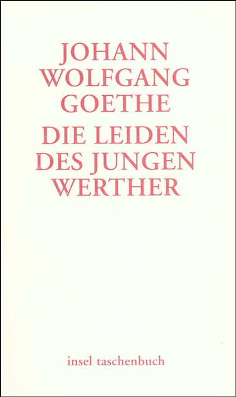 Die Leiden des jungen Werther