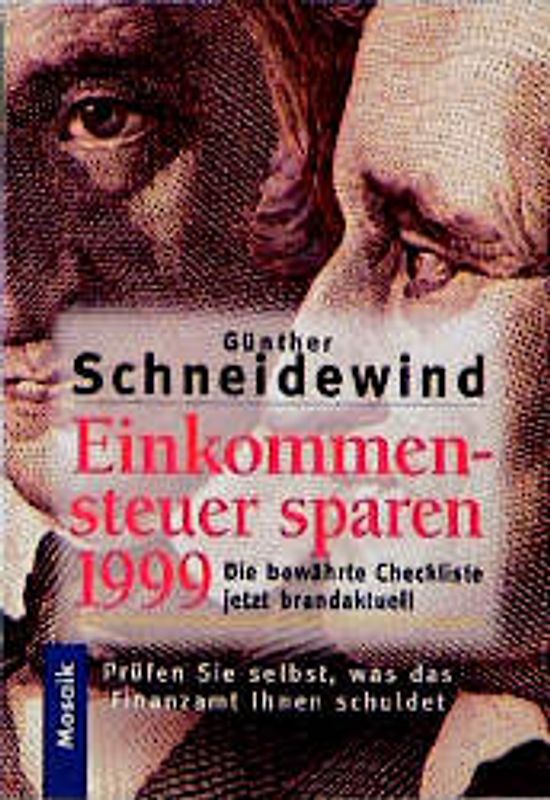 Einkommensteuer sparen 1999