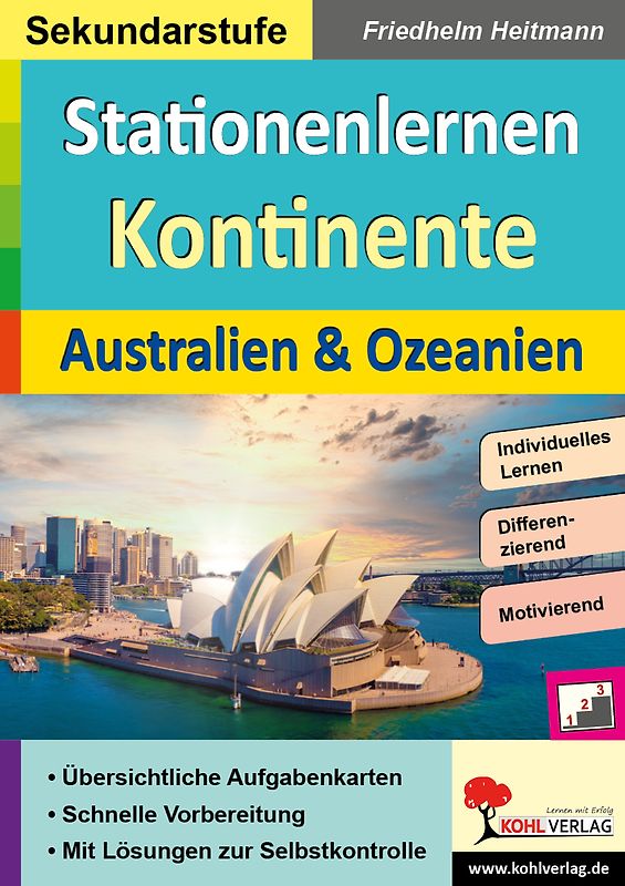 Stationenlernen Kontinente / Australien und Ozeanien