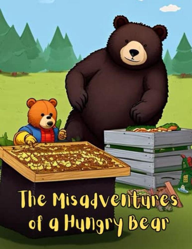 The Misadventures of a Hungry Bear: Funny adventure story for kids, Adventures of a bear searching for food, Gift for kids Ages 4-8