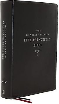 Niv, Charles F. Stanley Life Principles Bible, 2nd Edition, Leathersoft, Black, Comfort Print