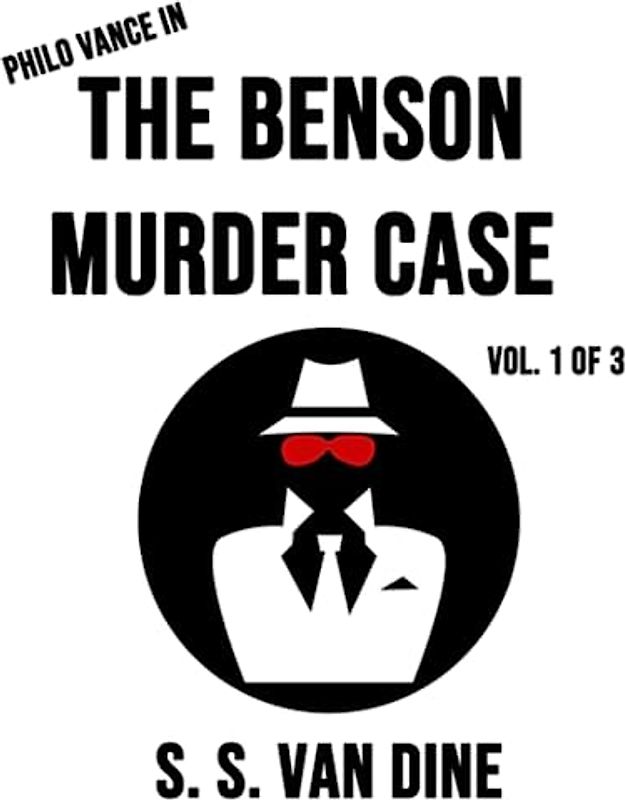 The Benson Murder Case (Volume 1 of 3): Giant Print Book for Low Vision Readers