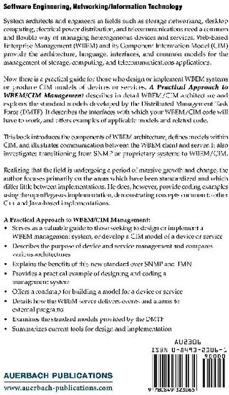 A Practical Approach to WBEM/CIM Management