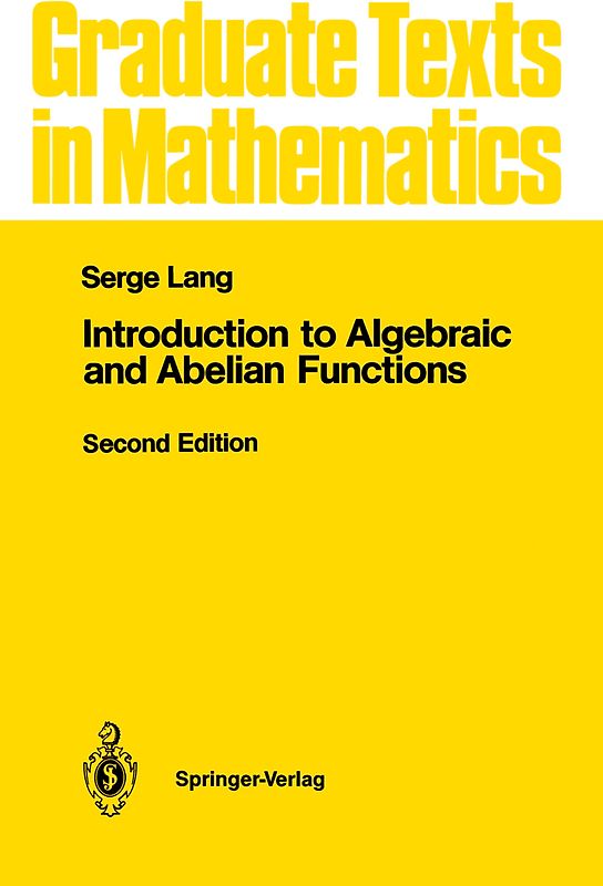 Introduction to Algebraic and Abelian Functions