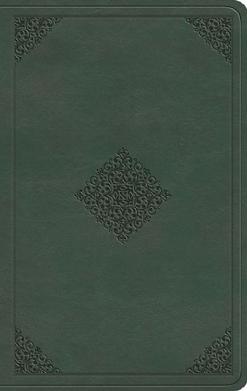 ESV Large Print Value Thinline Bible (Trutone, Quiet Forest, Ornament Design)