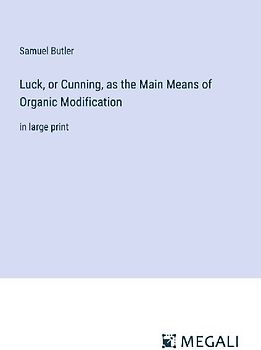 Luck, or Cunning, as the Main Means of Organic Modification