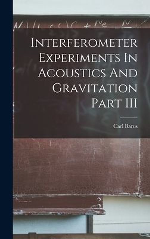 Interferometer Experiments In Acoustics And Gravitation Part III