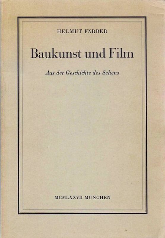 Baukunst und Film