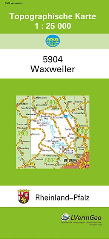 TK25 5904 Waxweiler