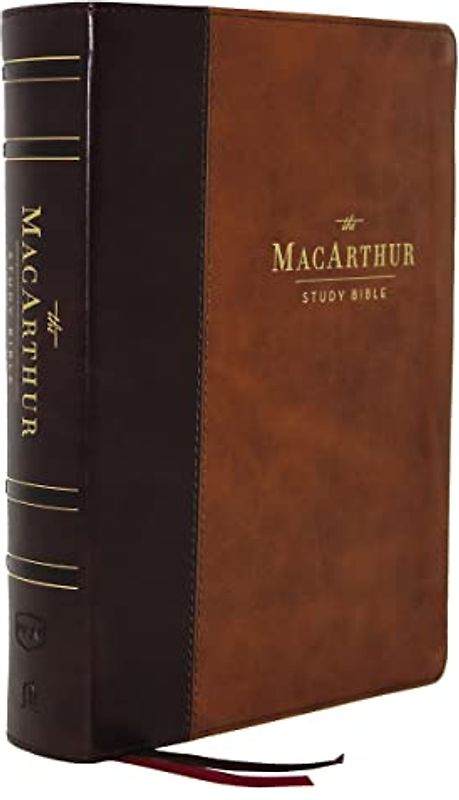 NKJV, MacArthur Study Bible, 2nd Edition, Leathersoft, Brown, Comfort Print: Unleashing God's Truth One Verse at a Time