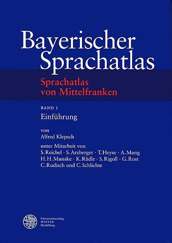 Sprachatlas von Mittelfranken (SMF) / Einführung