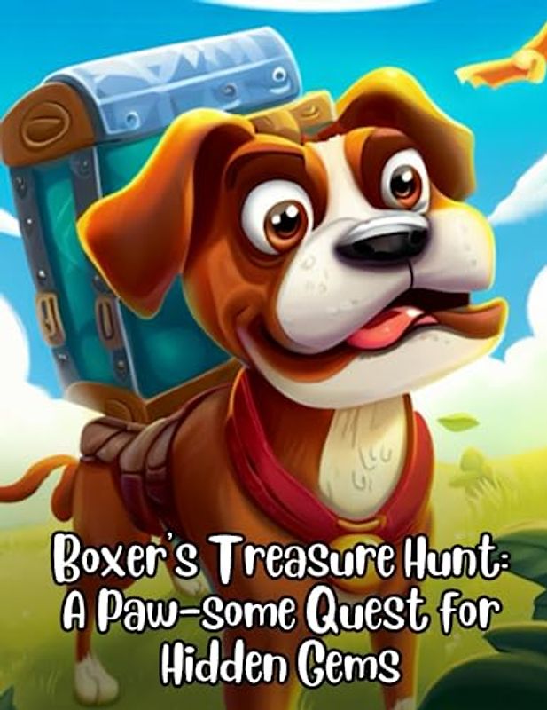 Boxer's Treasure Hunt - A Paw-some Quest for Hidden Gems: Short Story for kids about Boxer Dog, Perseverance & Self-Confidence I A Motivational Book For kids I Gift for kids