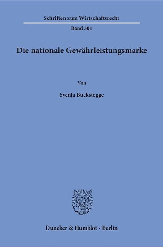 Die nationale Gewährleistungsmarke.