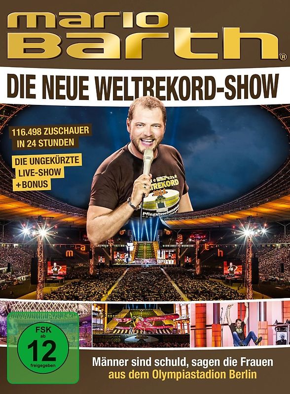 Mario Barth - Die neue Weltrekord-Show: Männer sind schuld, sagen die Frauen [2 DVDs] DVD