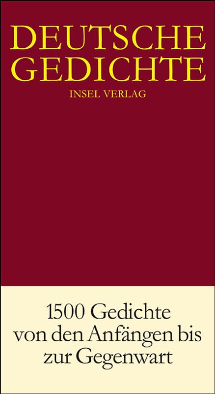Deutsche Gedichte in einem Band