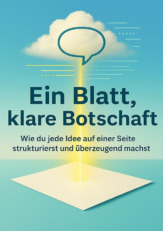 Ein Blatt, klare Botschaft