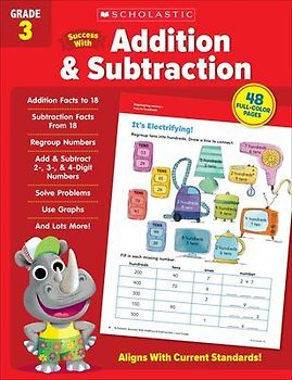 Scholastic Success with Addition & Subtraction Grade 3 Workbook