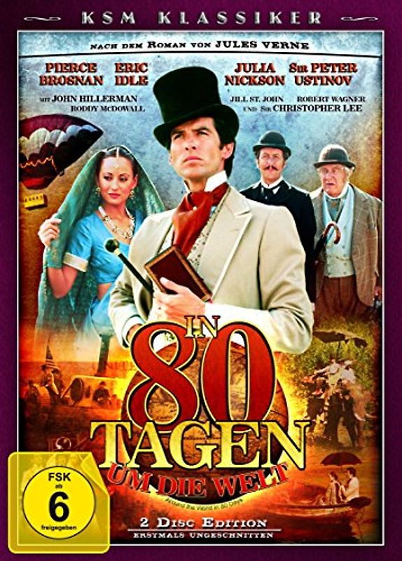 In 80 Tagen um die Welt [2 DVDs, Uncut Edition, inkl. Schuber & Booklet, KSM Klassiker] DVD