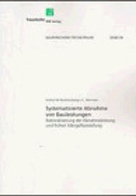 Systematisierte Abnahme von Bauleistungen.