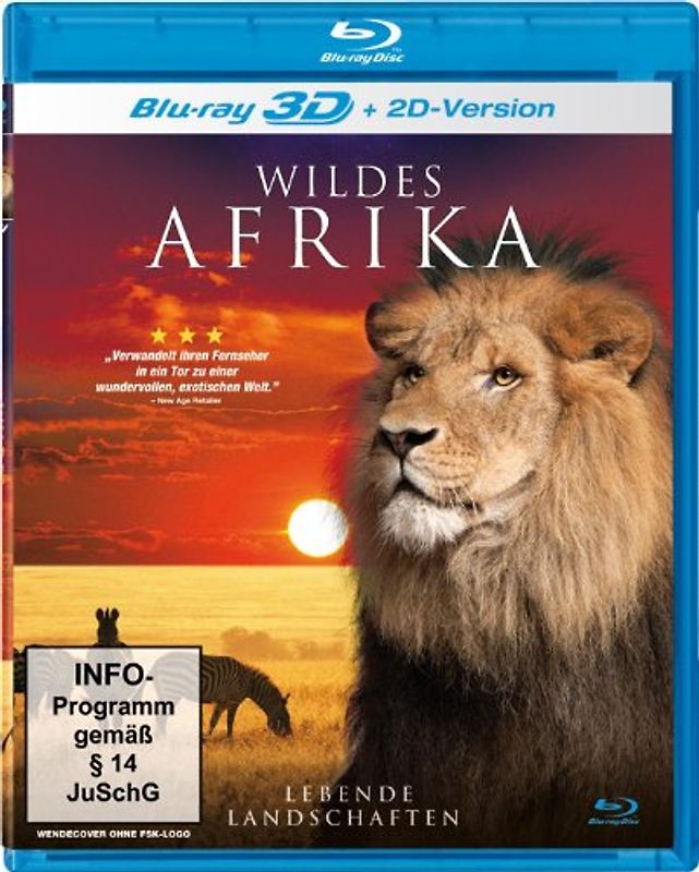 Wildes Afrika 3D [inkl. 2D Version] 3D Blu-ray Disc