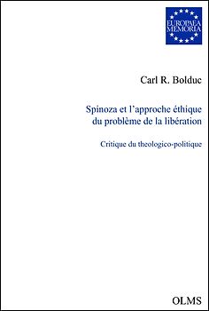 Spinoza et l'approche éthique du problème de la libération.