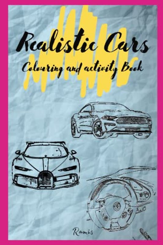 Realistic Cars Colouring and activity book