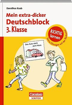 RICHTIG lernen - Mein extra-dicker Deutschblock 3. Klasse