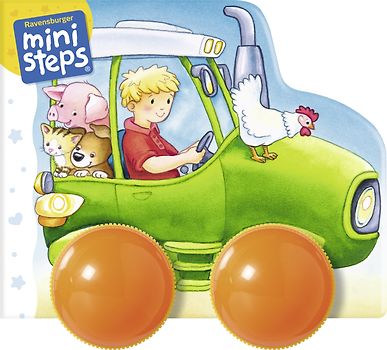 Mein erstes Räder-Rasselbuch: Fahr los, kleiner Traktor!