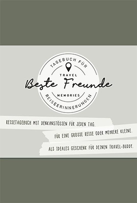 GuideMe Reisetagebuch Travel Memories „Beste Freunde“