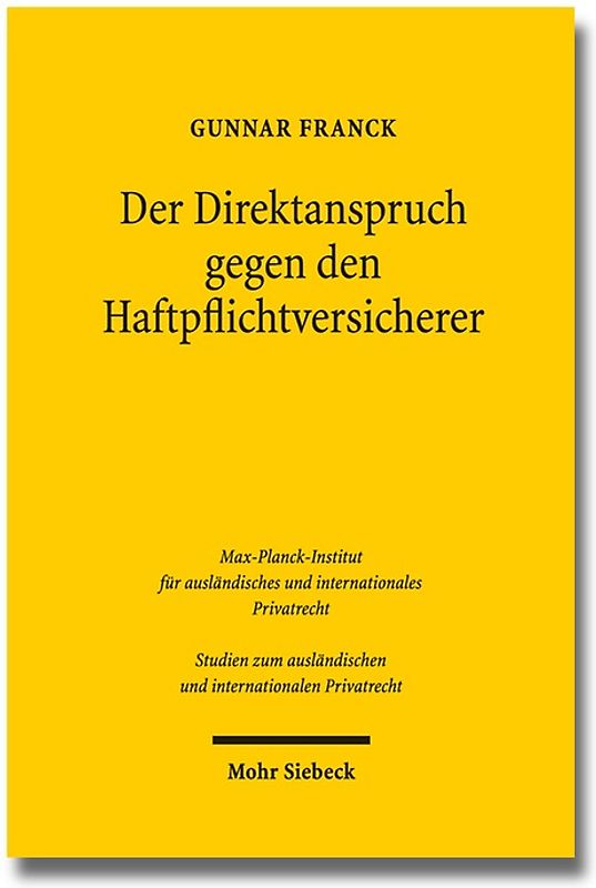 Der Direktanspruch gegen den Haftpflichtversicherer