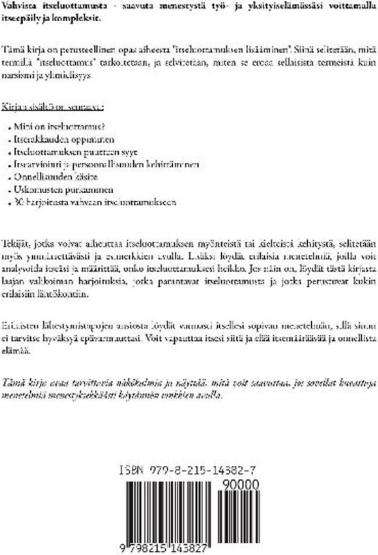 Vahvistaa Itseluottamusta ja Itsetuntoa