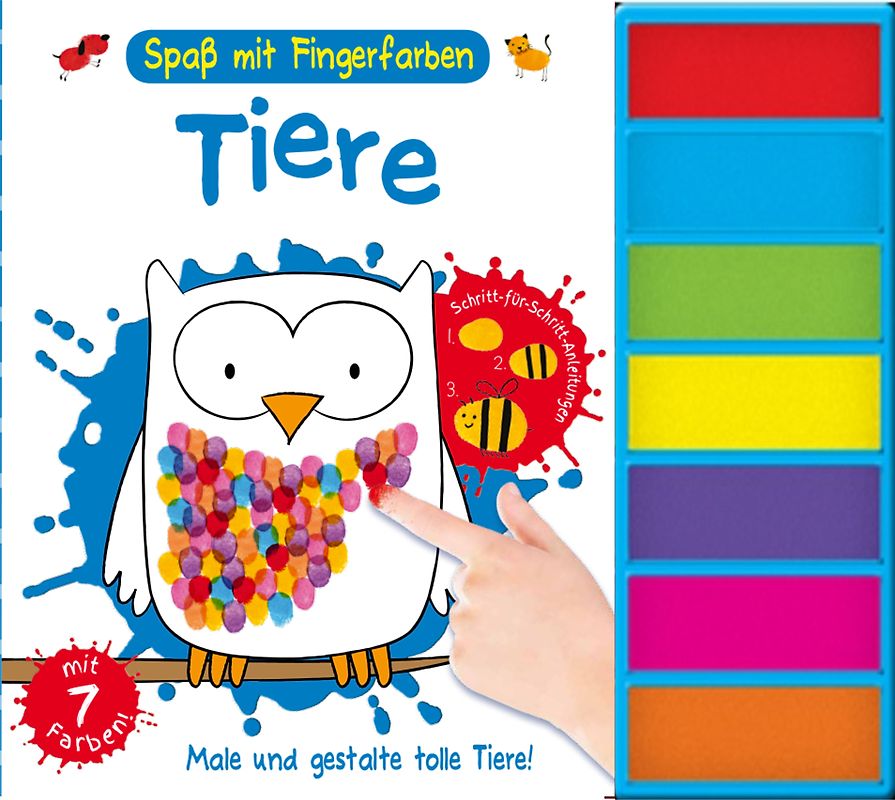 Spaß mit Fingerfarben - Tiere