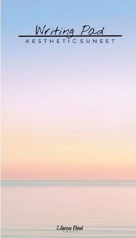 Aesthetic Sunset Writing Pad