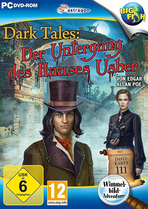 Dark Tales: Der Untergang des Hauses Usher von Edgar Allan Poe PC Spiele