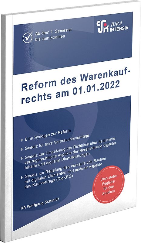 Reform des Warenkaufrechts am 01.01.2022