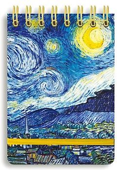 Vincent Van Gogh: The Starry Night (Spiral Bound Pocket Notebook)