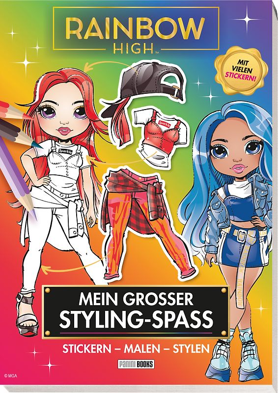 Rainbow High: Mein großer Styling-Spaß: Stickern, Malen, Stylen