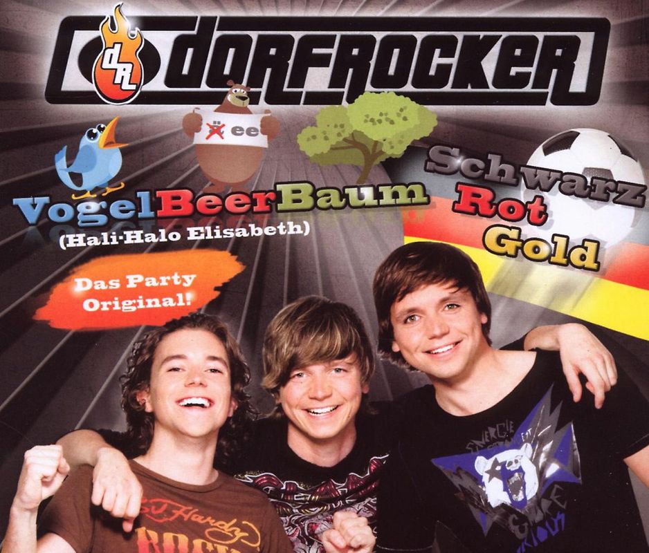 Dorfrocker - Schwarz-Rot-Gold/ Vogelbeerbaum