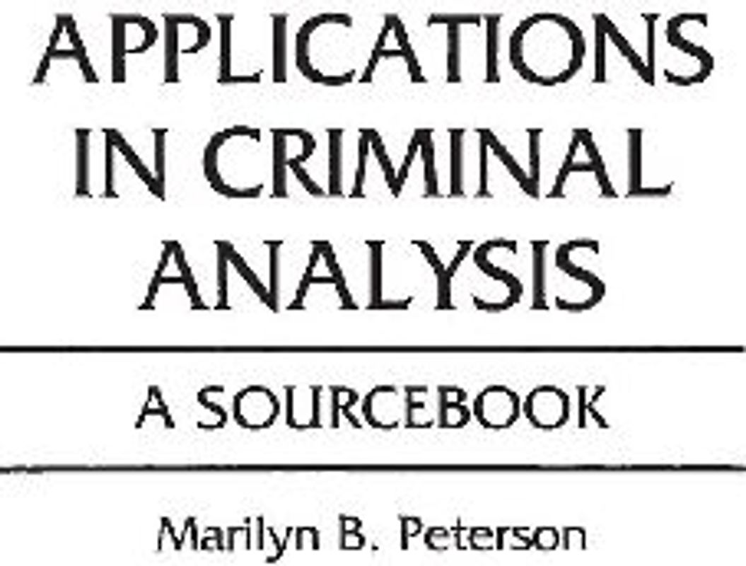 Applications in Criminal Analysis